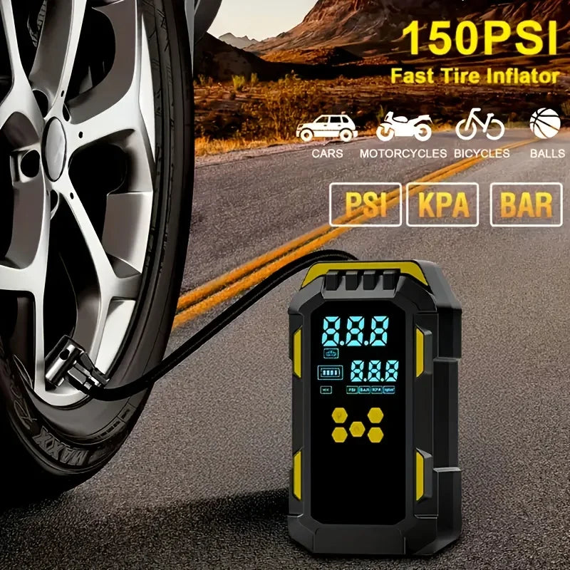 Power Start Pro – 2-in-1 Car Jump Starter & Air Compressor
